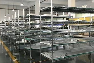 Hot-pressing area